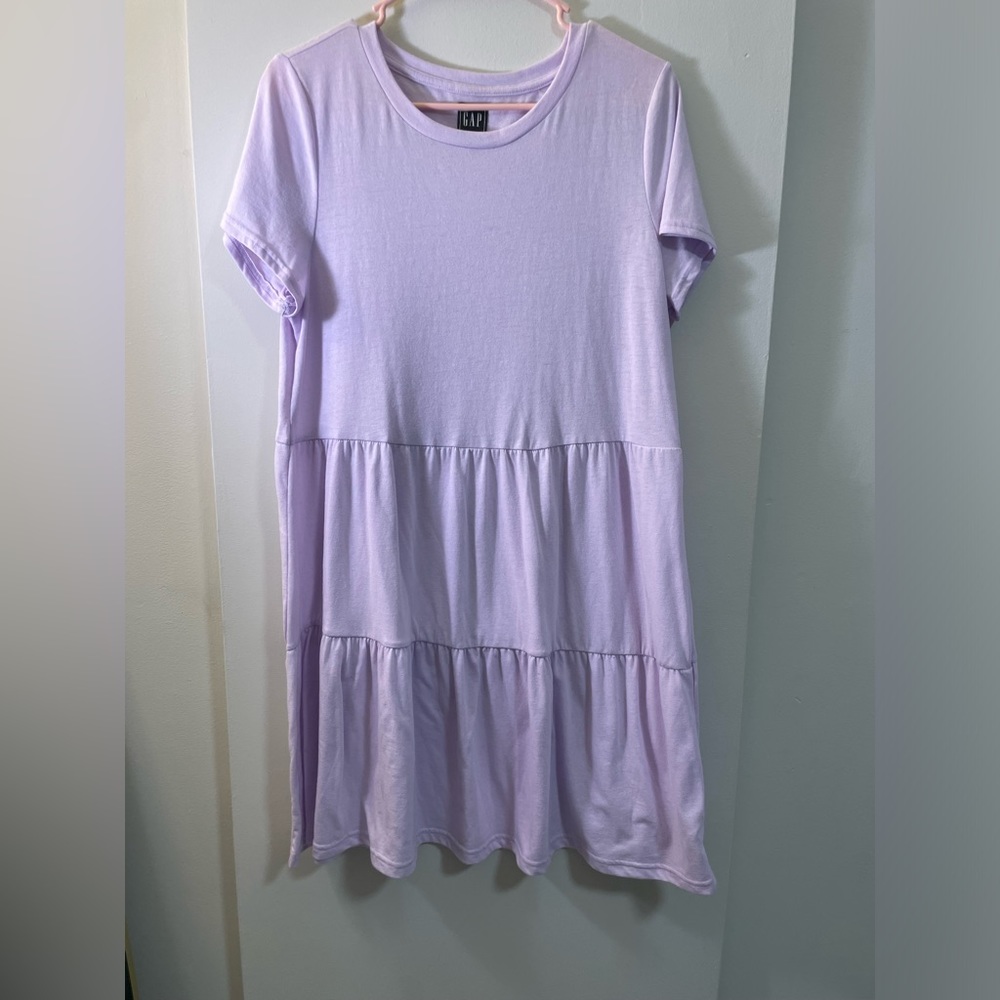 GAP tiered tshirt dress